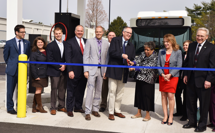 CNG ribbon cutting ceremony