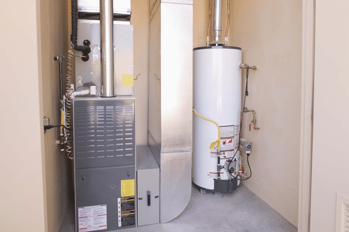 furnace and hot water heater