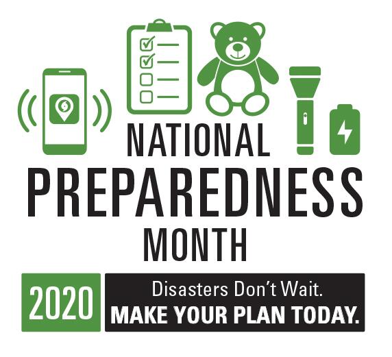 2020 National Preparedness Month logo