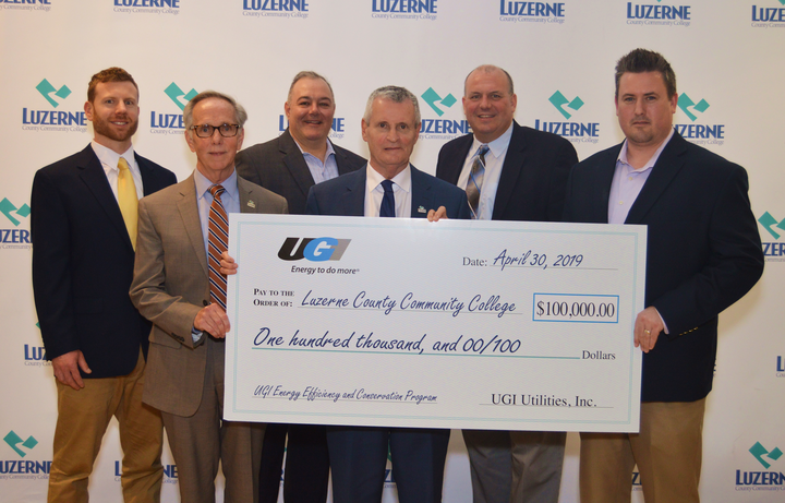 UGI presents LCCC with rebate check