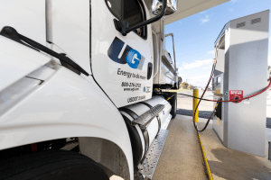 UGI NGV Vehicle Truck at natural gas pump