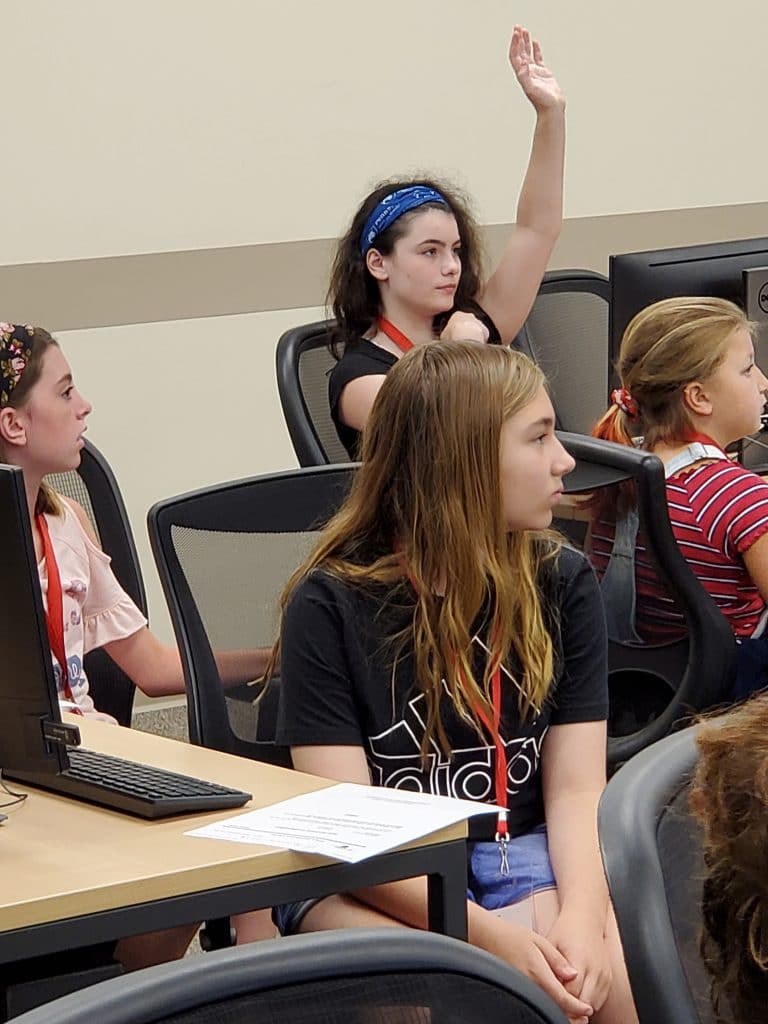 Students in Class at Summer Camp