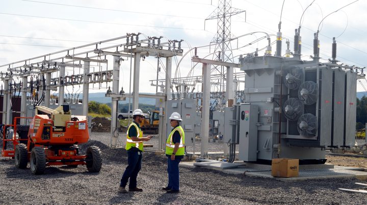 ugi employees at loomis substation