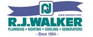 RJ Walker Plumbing, Heating, Cooling, Generators Since 1954 logo