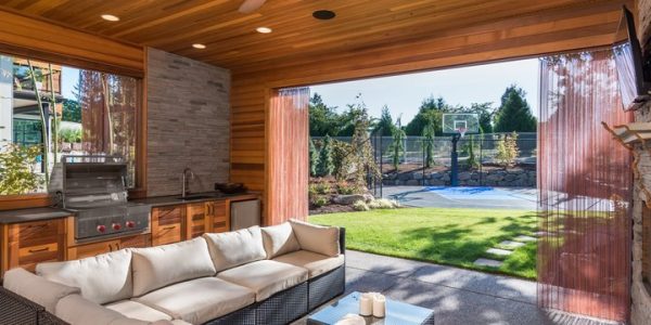 Backyard oasis powered by natural gas outdoor heating